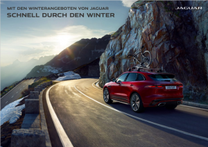 Mit den WInterangeboten von Jaguar schnell durch den Winter 2024