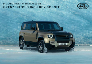 Mit den Land Rover WInterangeboten grenzenlos durch den Schnee2024